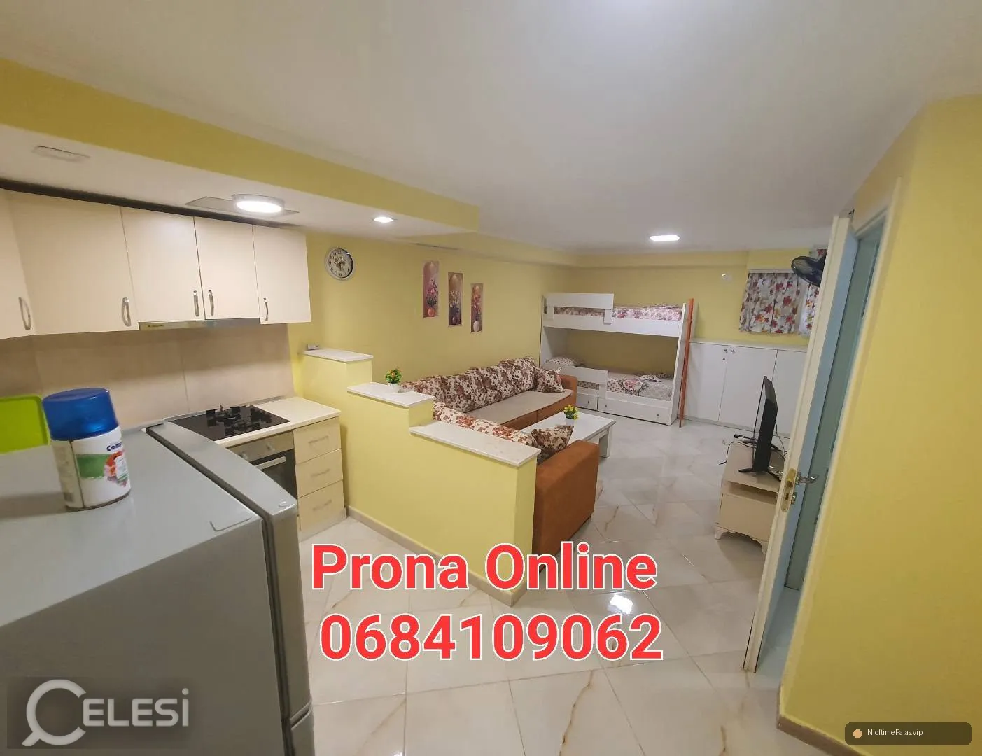 SHITET APARTAMENT 1+1 NE PLAZHIN E GOLEMIT në Golem — Çmimi: € 80000.00 | Njoftime falas