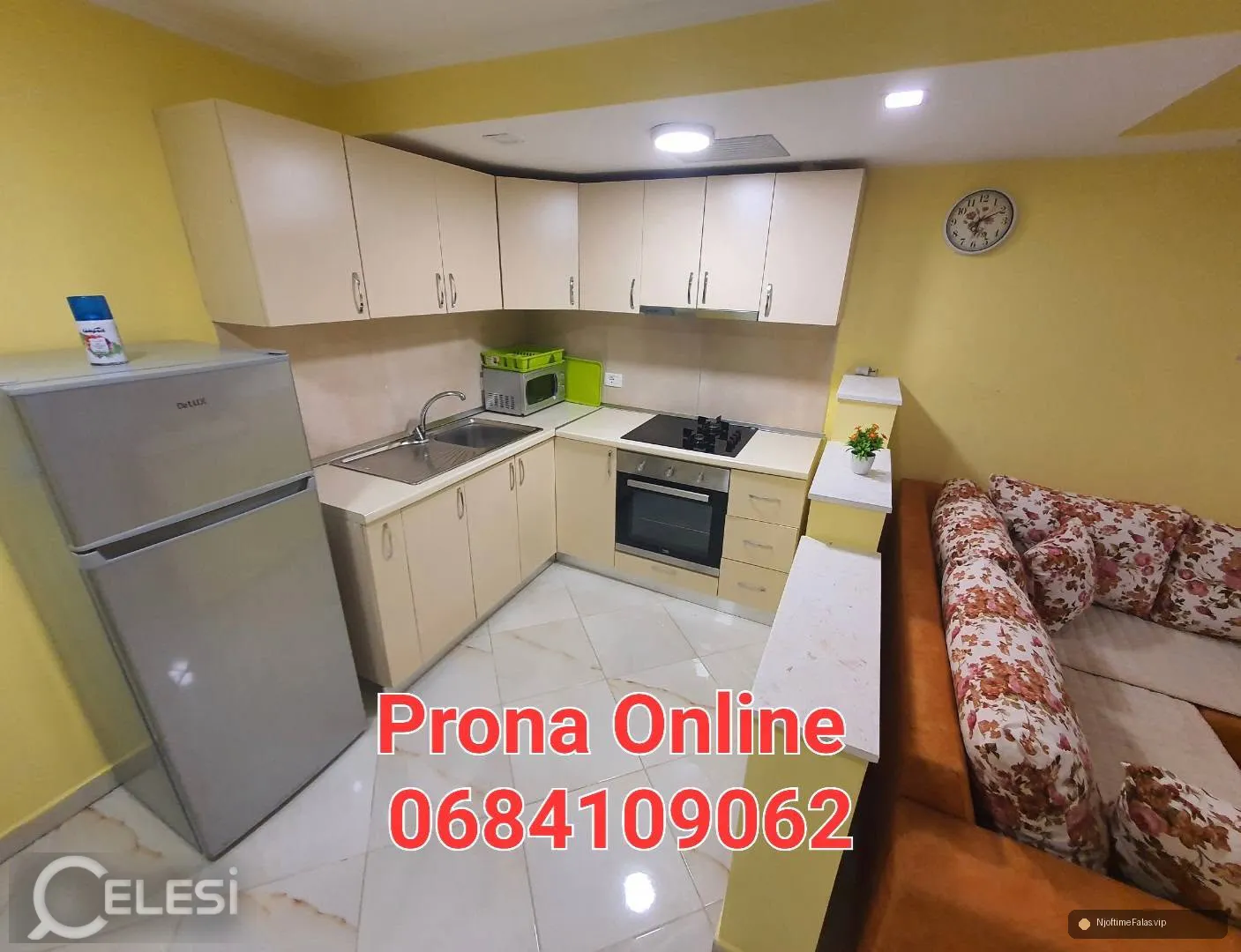 Foto 5/8: SHITET APARTAMENT 1+1 NE PLAZHIN E GOLEMIT në Golem — Çmimi: € 80000.00 | Njoftime falas