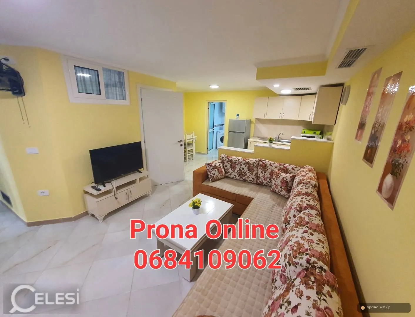 Foto 8/8: SHITET APARTAMENT 1+1 NE PLAZHIN E GOLEMIT në Golem — Çmimi: € 80000.00 | Njoftime falas
