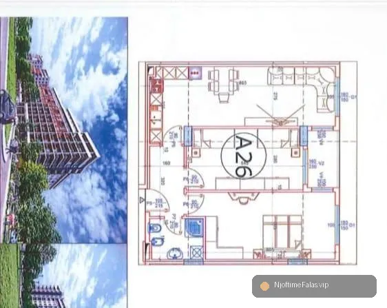 Foto 3/3: SHITET APARTAMENT 2+1 – KOMPLEKSI SPACE CITY, PASKUQAN në Tiranë — Çmimi: € 106451.00 | NjoftimeFalas.vip